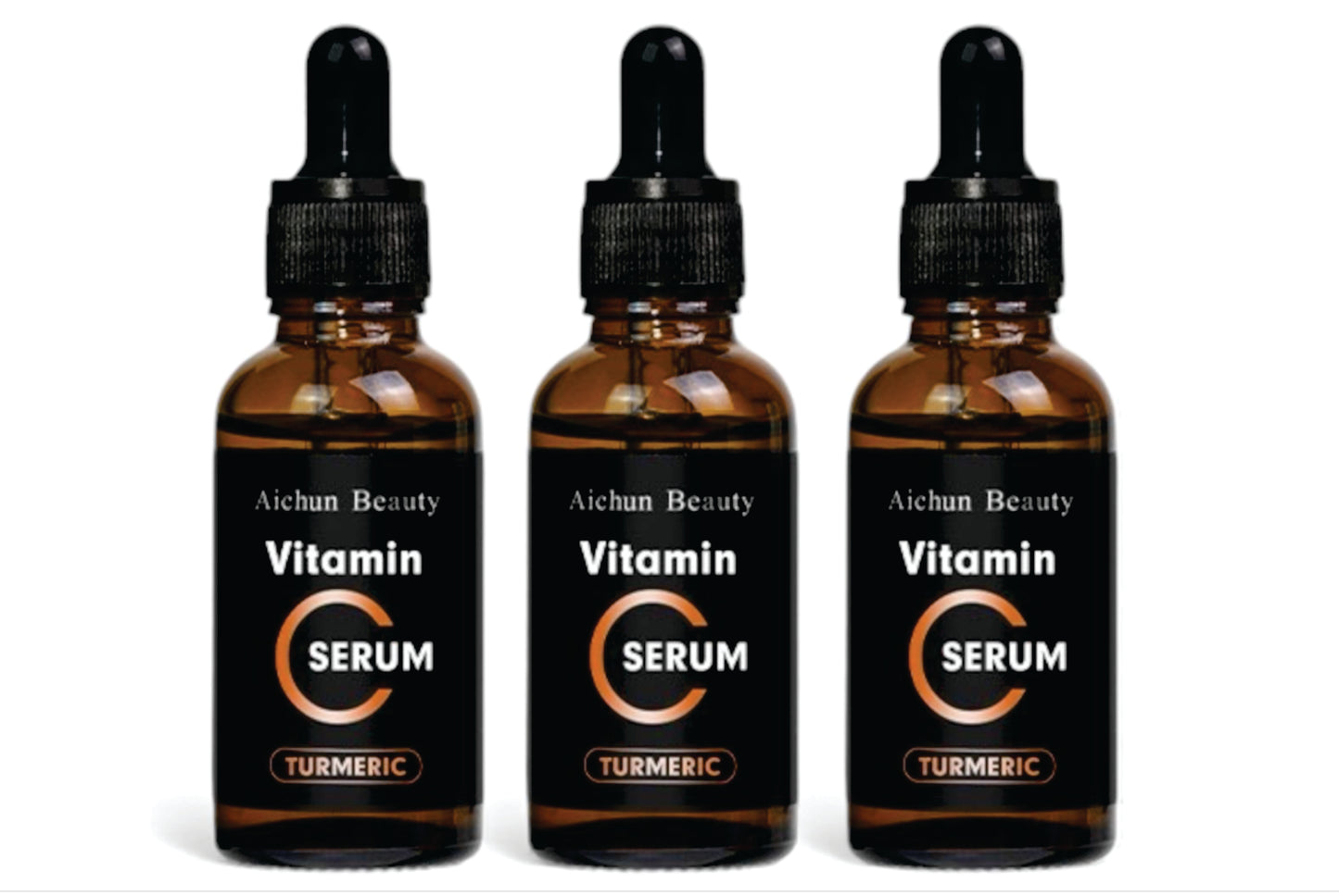 Aichun Beauty Vitamin C & Turmeric Serum (30ml) Reduces Dullness Pigmentation