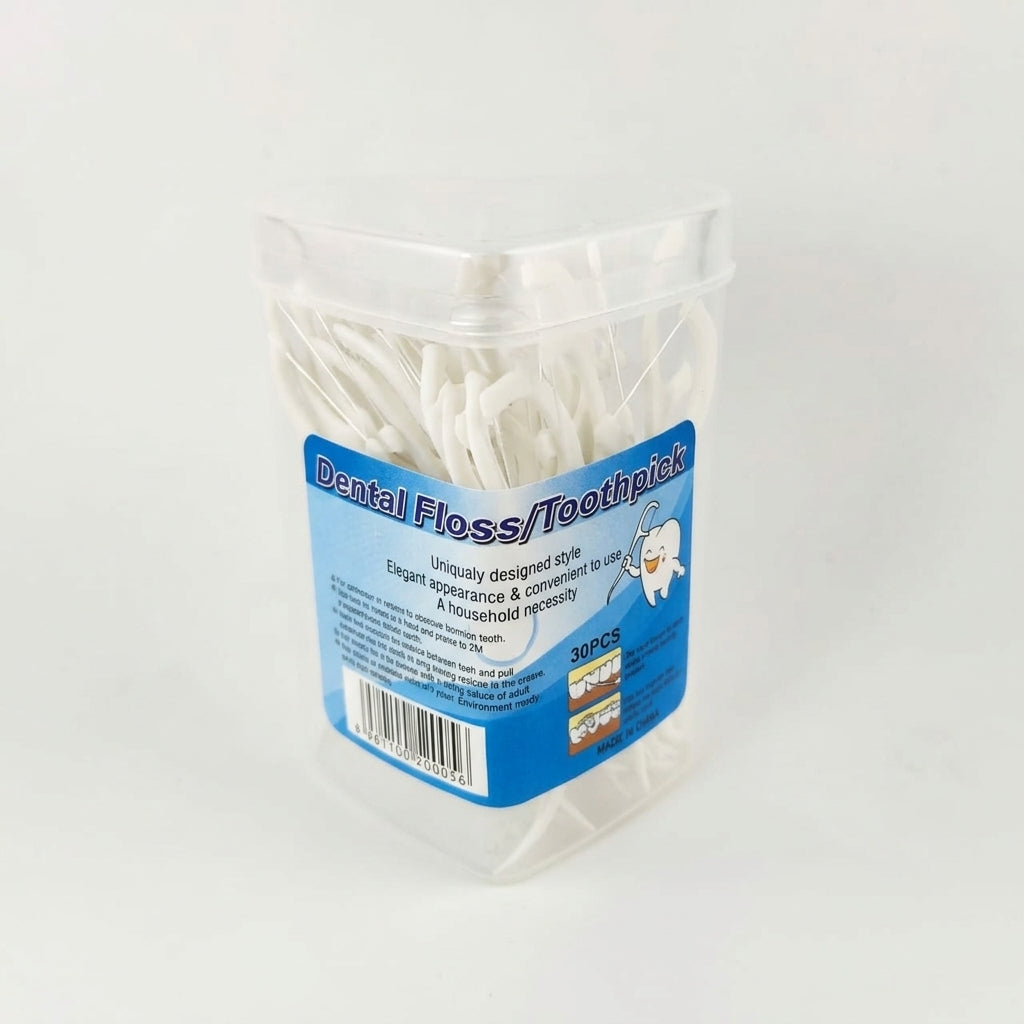 3-in-1 Dental Floss Toothpicks for Teeth Cleaning, Fresh Breath & Healthy Gums | Tooth Care 30PCS