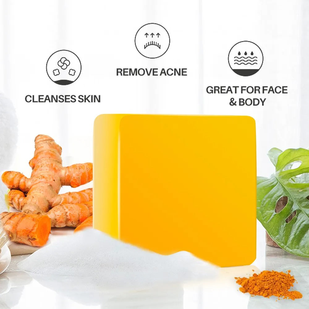 Turmeric Soap For Face & Body 100g Bar GuanJing