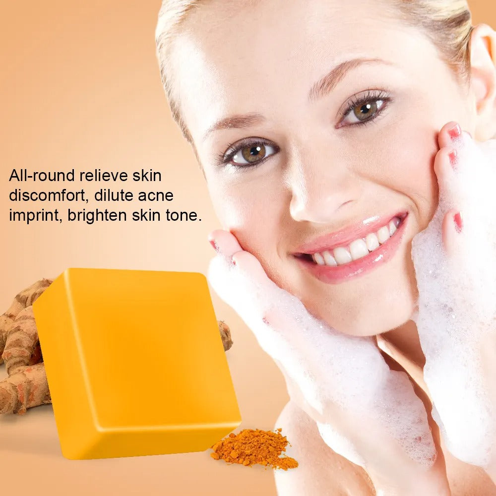 Turmeric Soap For Face & Body 100g Bar GuanJing