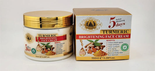 Turmeric Brightening Face Cream 150ml - Tree City - 5 Days Active Whitening