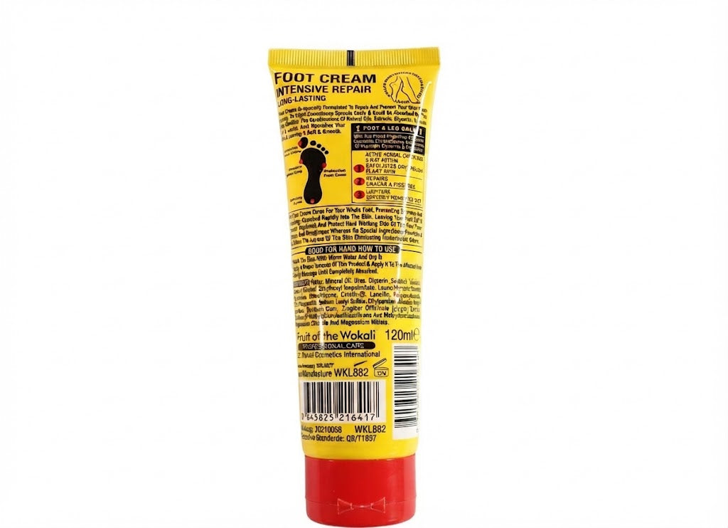 Wokali Turmeric Foot Cream – Intensive Repair, 120ml