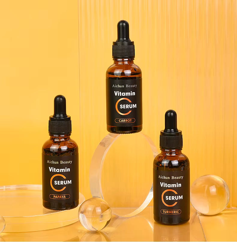 Aichun Beauty Vitamin C & Turmeric Serum (30ml) Reduces Dullness Pigmentation