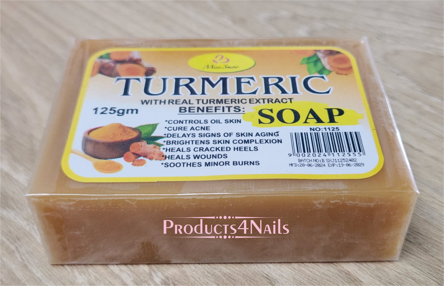 Turmeric Soap For Face & Body 125g