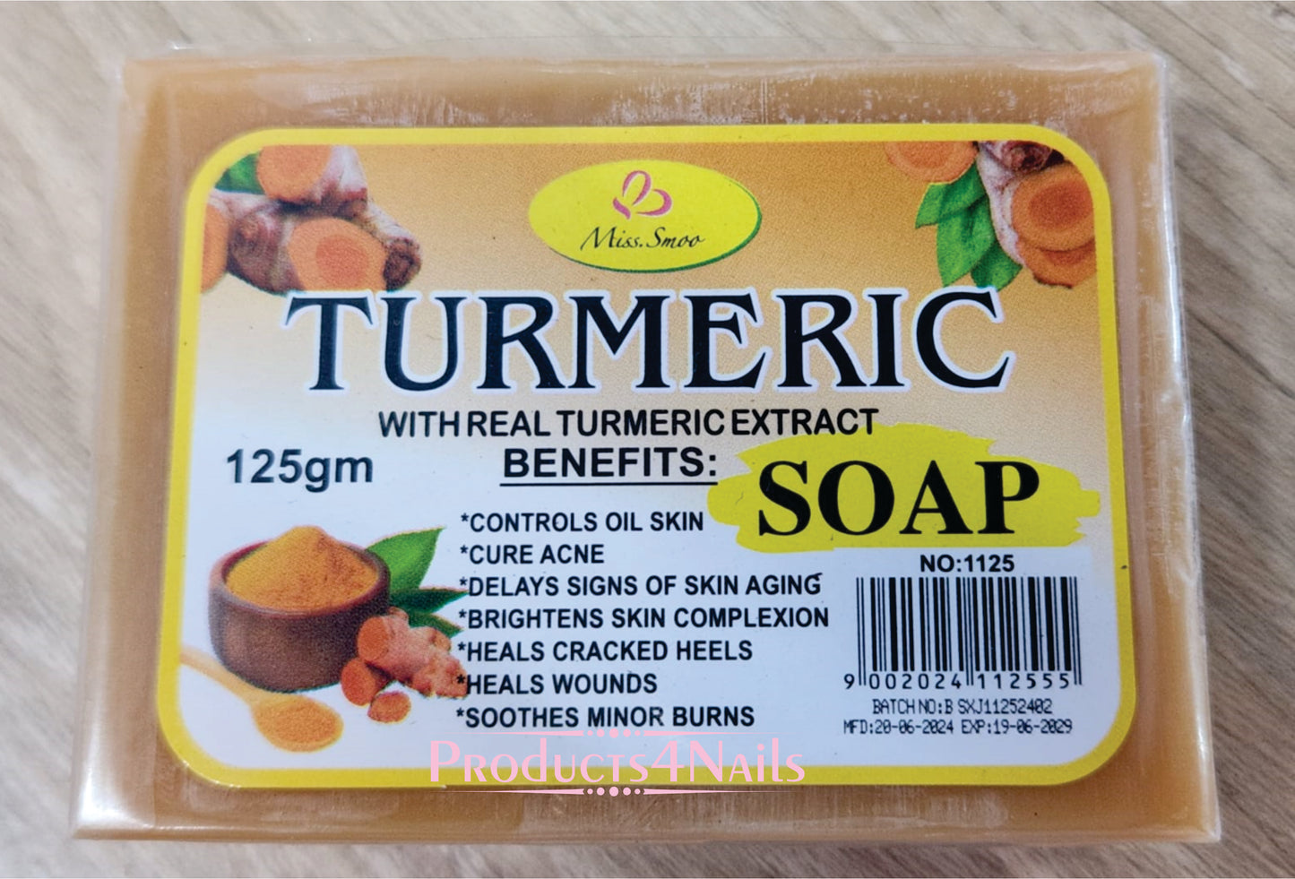 Turmeric Soap For Face & Body 125g