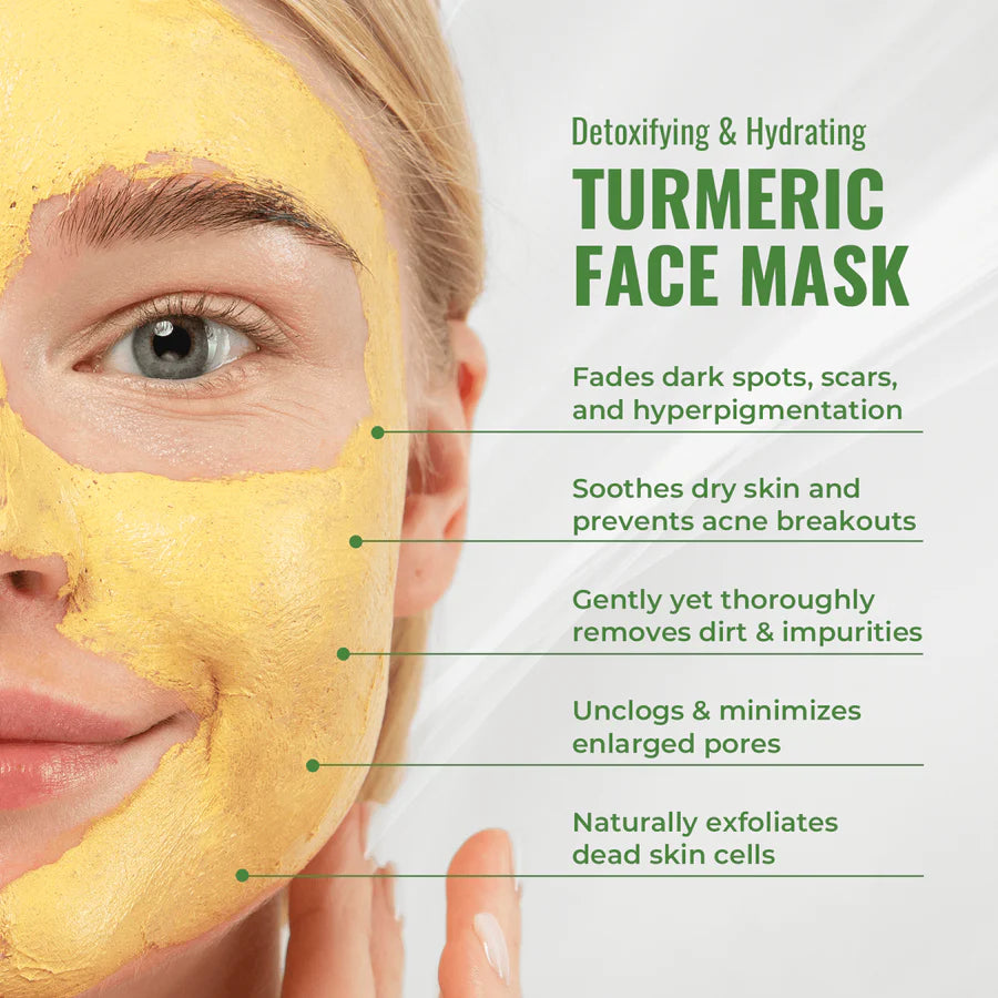 Turmeric Peel-Off Mask - Pretty Cowry 120g