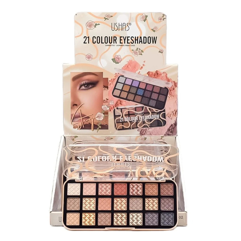 EYESHADOW 21 Colours USHAS