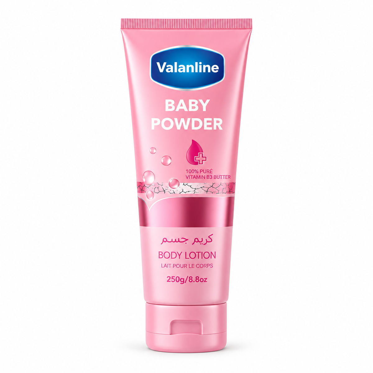 Valanline Baby Powder Body Lotion – 100% Pure Vitamin B3 Butter, 250g