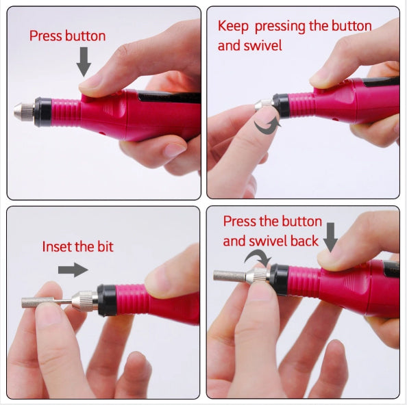 Nail Drill Variable Speed Rotary Detail Carver (HOT SELLER)