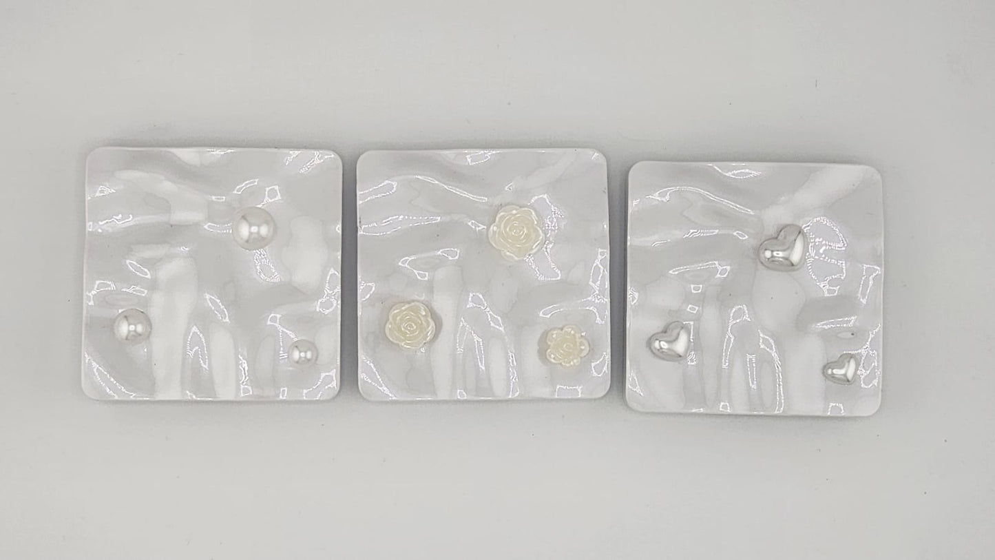 Cosmetic Mirror Classics Fashion 2 in 1 (Plain Mirror and Magnifying Glass) -1336-7