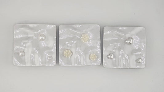 Cosmetic Mirror Classics Fashion 2 in 1 (Plain Mirror and Magnifying Glass) -1336-7