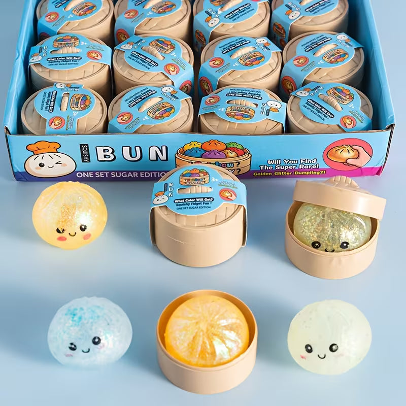Rainbow Mystery Squishy Bun Dumpling