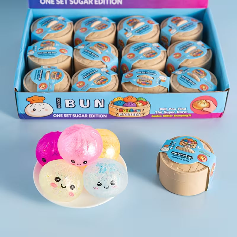 Rainbow Mystery Squishy Bun Dumpling