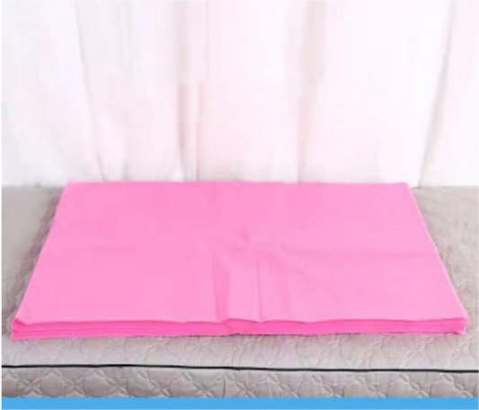 Disposable Pink Non-Woven Sheet For Eyelashes U pillow 40*70cm 100pcs