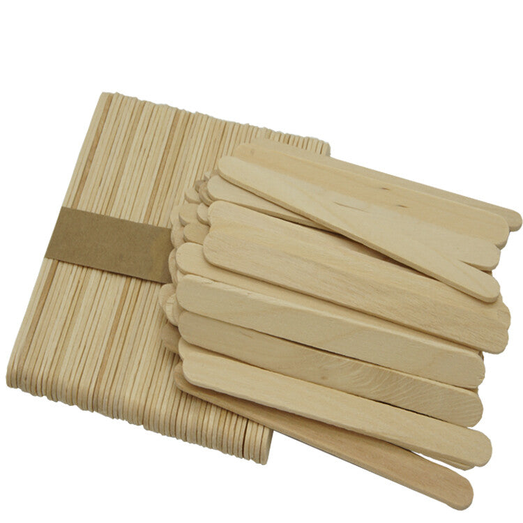 Disposable Wooden Tongue Spatula - 100 Pcs (Tongue Depressor)