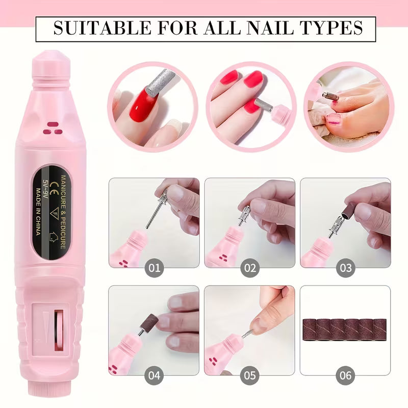 Nail Drill Machine Variable Speed Rotary Detail Carver (Hot Seller)