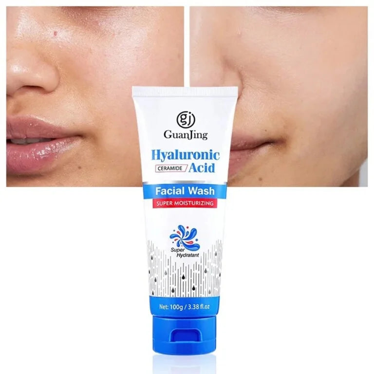 GuanJing  Face Wash Moisturizing Skin Deep Cleansing Face Wash 100g