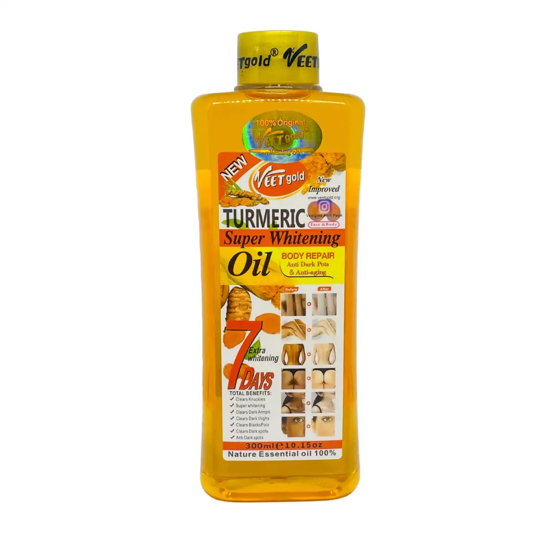 Veetgold Turmeric Super Whitening Body Repair Oil 200ml