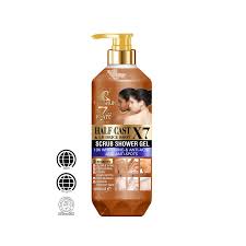 Roushun Scrub Shower Gel Half Cast X7 1000ml - RS-30783
