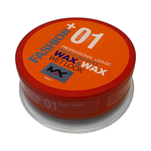 Fashion+ 01 Hair Styling Gel Wax 150ml - Wet Look - MVAKA