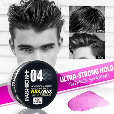 Fashion+ 04 Hair Styling Gel Wax 150ml - Extra Strong MVAKA