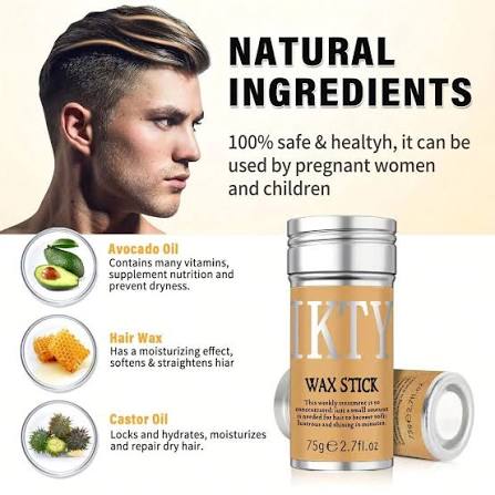 Hair Edge Control Wax Stick-styling, Smooth And Non Greasy