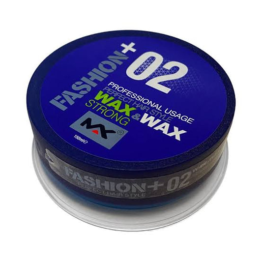 Fashion+ 02 Hair Styling Gel Wax 150ml - Strong MVAKA