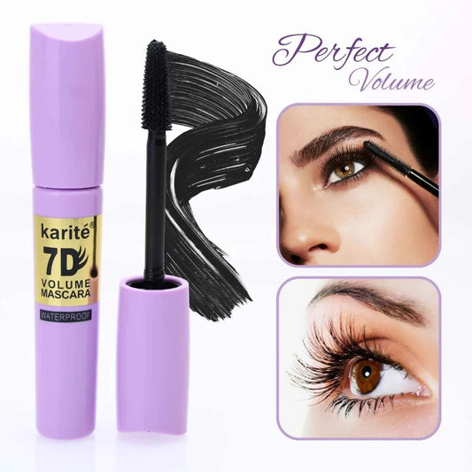 Karite 7D Volume Mascara 24 Hour Lash Multiplying Brush 15ml