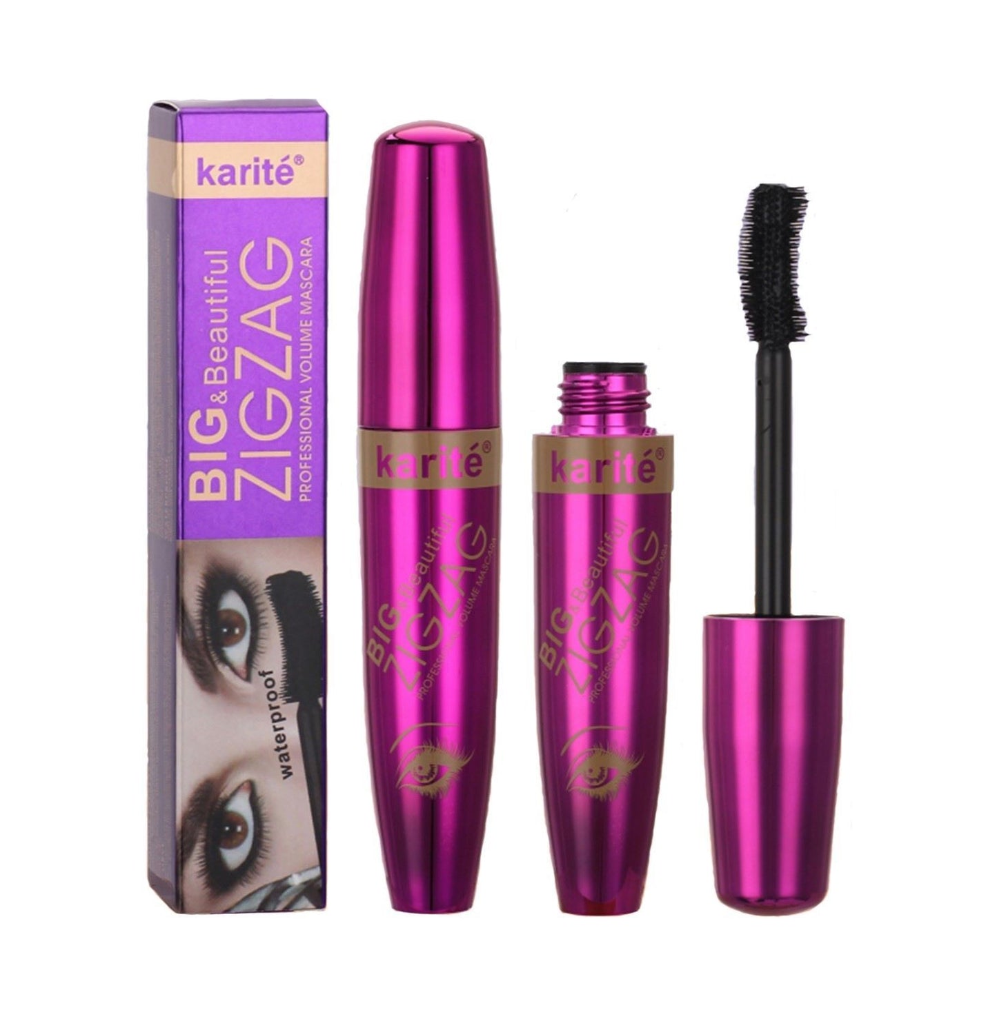 Karite Big & Beautiful Zigzag Professional Volume Mascara Waterproof