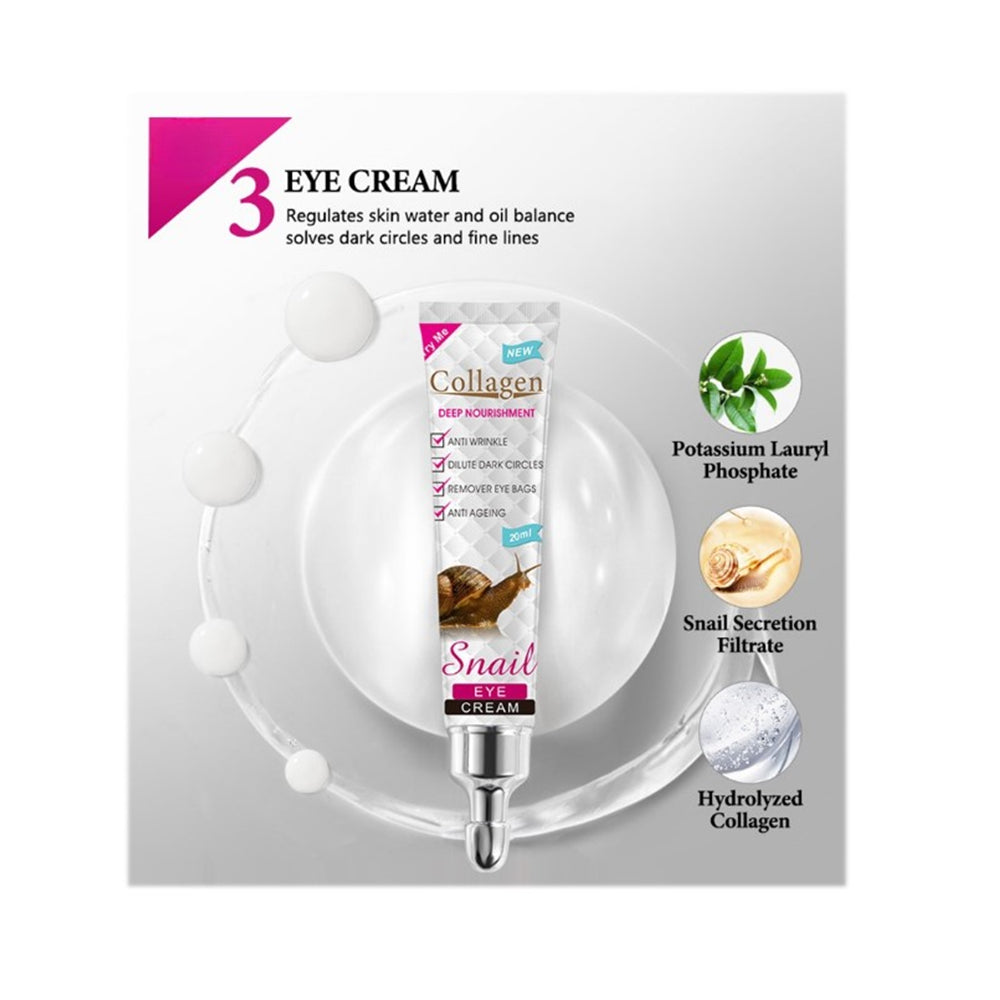 Snail Collagen Skin Care Set (5-Piece)-PM6918-AC