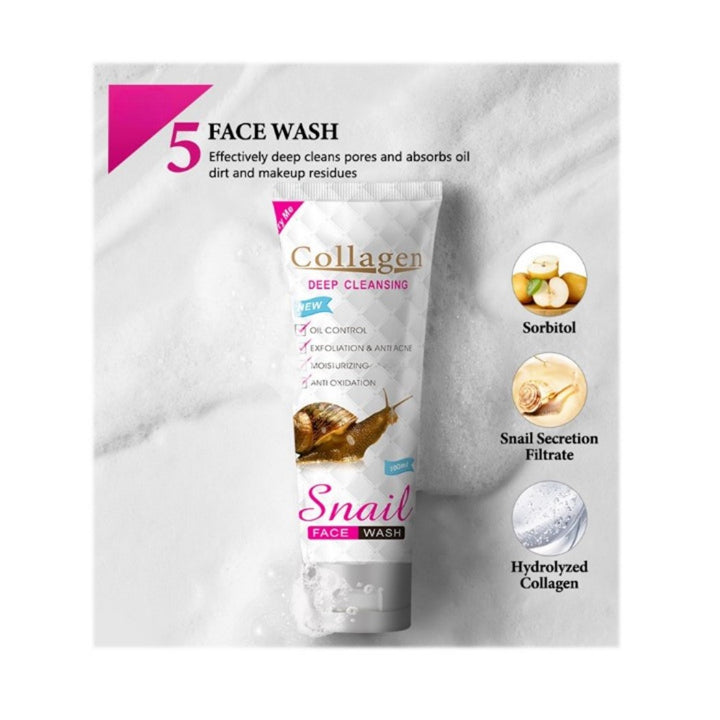 Snail Collagen Skin Care Set (5-Piece)-PM6918-AC
