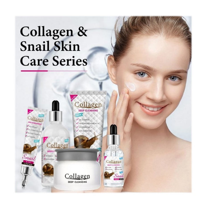 Snail Collagen Skin Care Set (5-Piece)-PM6918-AC